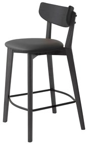 Scaun de bar negru (înălțime șezut 67 cm) Pero – Unique Furniture