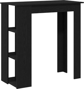 vidaXL Masă de bar Stejar Negru 102 x 50 x 103,5 cm Lemn compozit