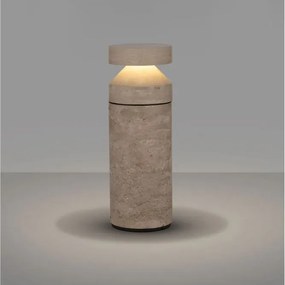 Stalp exterior din travertin LED IP65 Balma