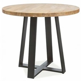 Masa rotunda Vasco stejar - d 90 x h 78 cm