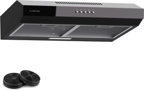 Klarstein Contempo 60, hota, 60 cm, sub dulap, 200 m³/h, LED, acril, otel inoxidabil