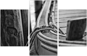 Tablou - O barcă legată (90x60 cm)