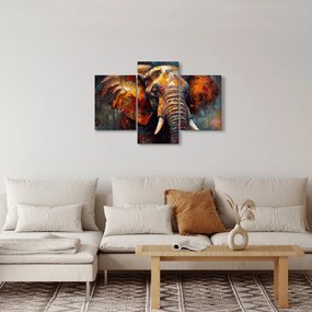 Tablou - Pictura unui elefant (90x60 cm)