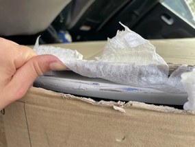 OFERTA Masa de dining alba LARSON 90X90 calitate II