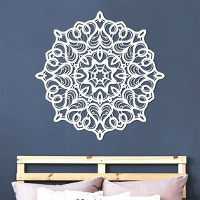 DUBLEZ | Mandala geometrică pentru perete, realizată din lemn