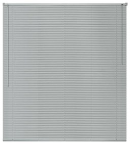 Jaluzele din aluminiu 140 x 220 cm argintiu Argintiu, 140 x 220 cm
