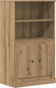 vidaXL Dulap înalt, stejar artizanal, 60x35,5x103,5 cm, lemn prelucrat