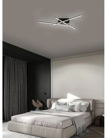 Brilagi - Plafonieră LED STRIPES, 30W/230V, neagră