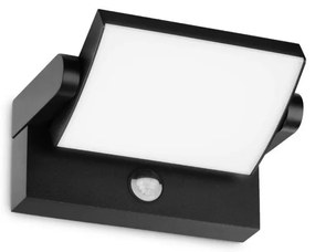 Aplica LED cu senzor de miscare pentru exterior IP54 Swipe ap neagra