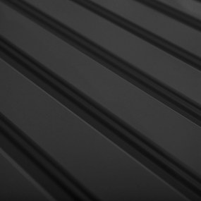 Outsunny Depozit pentru Coșuri de Gunoi Caseta pentru Gunoi Depozit pentru 2 Coșuri de Gunoi Oțel 178,5 x 104,5 x 128,5/113 cm Negru | Aosom Romania