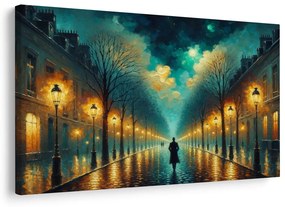 Tablou plimbare nocturnă sub stele