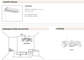 Lustra LED design Art Deco realizata manual Cordoba