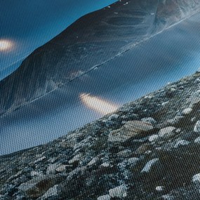 Tablou - Islanda noaptea (120x50 cm)