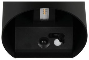 Corp de iluminat pentru exterior LED de perete cu senzor de mișcare cu USB (înălțime 10 cm) Genie – Trio