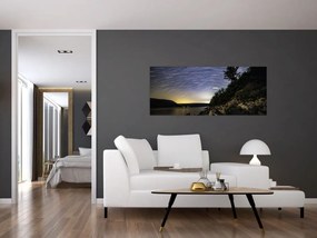 Tablou - cerul cu apus de soare (120x50 cm)