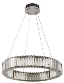 Lustră LED dimabilă pe cablu LED/40W/230V 3000-6500K crom + telecomandă