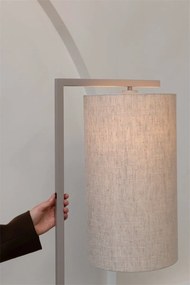 Lampa de podea Boston metal sand abajur in deschis