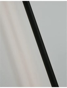 Aplica de perete LED design liniar GROPIUS negru, L-120cm, H-7cm