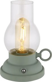 Lampă LED tactilă reîncărcabilă dimabilă de masă Globo 58016B PETRO LED/1W/3,7V 1200 mAh verde