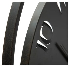 Ceas de perete Mauro Ferretti Circle, ⌀ 60 cm, negru