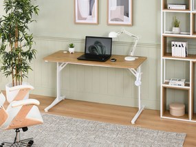 Masă PC Matts 140 (stejar + alb). 1109790