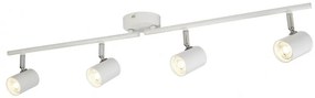 Lustra LED cu 4 spoturi directionabile Rollo alba 3174WH SRT