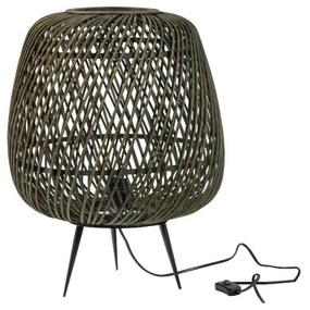 Lampă de masă MOZA 1xE27/60W/230V bambus verde