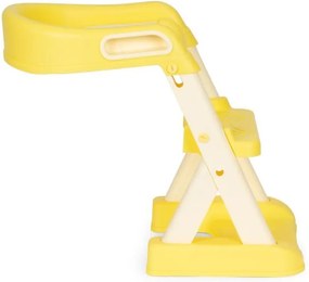 Scaun de toaletă pentru copii cu trepte - galben