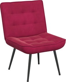 vidaXL Scaun de relaxare Vin Roșu 64x74x84 cm catifea
