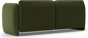 Canapea verde cu tapițerie din catifea 204 cm Georgia – Micadoni