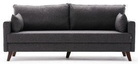 Canapea gri antracit extensibilă 208 cm Bella – Balcab Home
