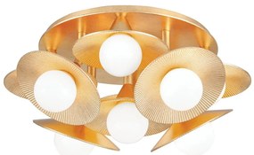 Plafoniera LUX realizata manual, design modern EMERALD, cu 9 surse de lumina