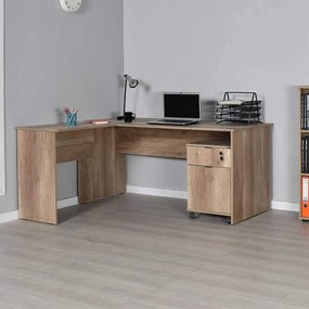 Birou Adore L Rio Office, Interschimbabil, Masa de colt, 160 x 75 x 144 cm