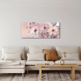 Tablou - Colaj de artă cu fluturi (120x50 cm)