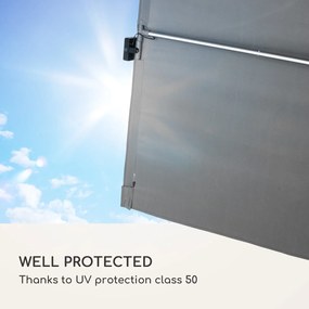 Bayonne, umbrelă de soare, 130 x 180 cm, poliester, protecție UV 50, LED solar
