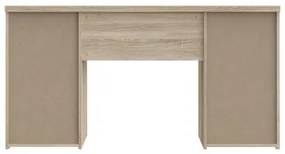 Birou ARENO alb/stejar sonoma