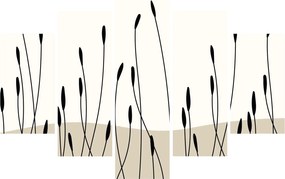 Tablou - Pajiște grafică N⁰3 (150x105 cm)