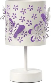 Lampă de masă ONLI TITILLA 1xE14/6W/230V 22 cm mov/alb