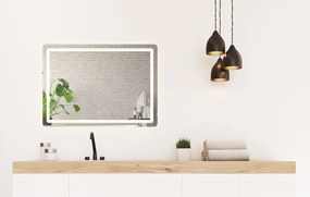 Oglinda LED 80x60cm P10407