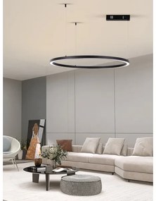 Immax NEO 07215L-LED Lustr FINO 60W/230V 80cm negru, dimabil, Tuya+DO
