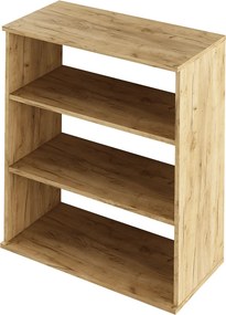 Raft RESITA TYP 4, stejar artisan, DTD laminat, 71x35x80 cm