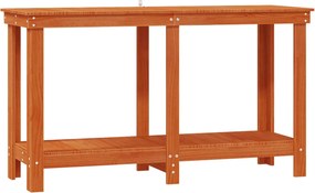 vidaXL Banc de lucru Maro Ceară 140 x 50 x 80 cm Lemn masiv de pin