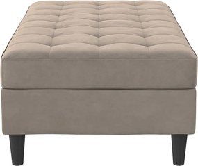 Taburet gri cu tapițerie din catifea Presley – Støraa