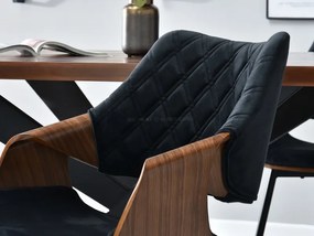 Scaun Rolf K (nuc închis + negru). 1111255