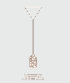 Pendul decorativ din portelan Hang alb 2010013001 NL
