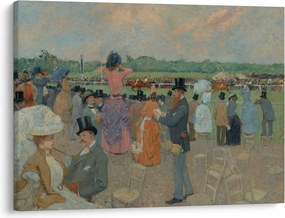 Tablou - Jean-Louis Forain, The Races at Longchamp, reproducere (70x50 cm)