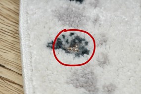 Covor FUN Land pentru copii, satul, străzi, cerc - cremă - SECUNDAR-COTATI PRODUSUL