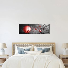 Tabloul bilelor roșii (cu ceas) (90x30 cm)