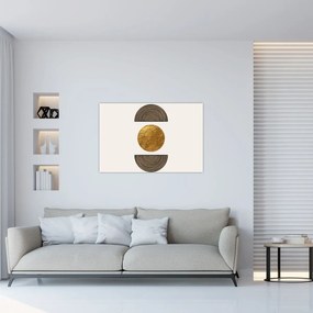 Tablou - Ornament de aur N⁰1 (90x60 cm)