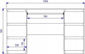 Masuta machiaj cu Oglinda LED si 6 Sertare pentru Cosmetice, Set Masa toaleta 130 cm, Alb Lucios, masuta cosmetica, vanity - SEA540